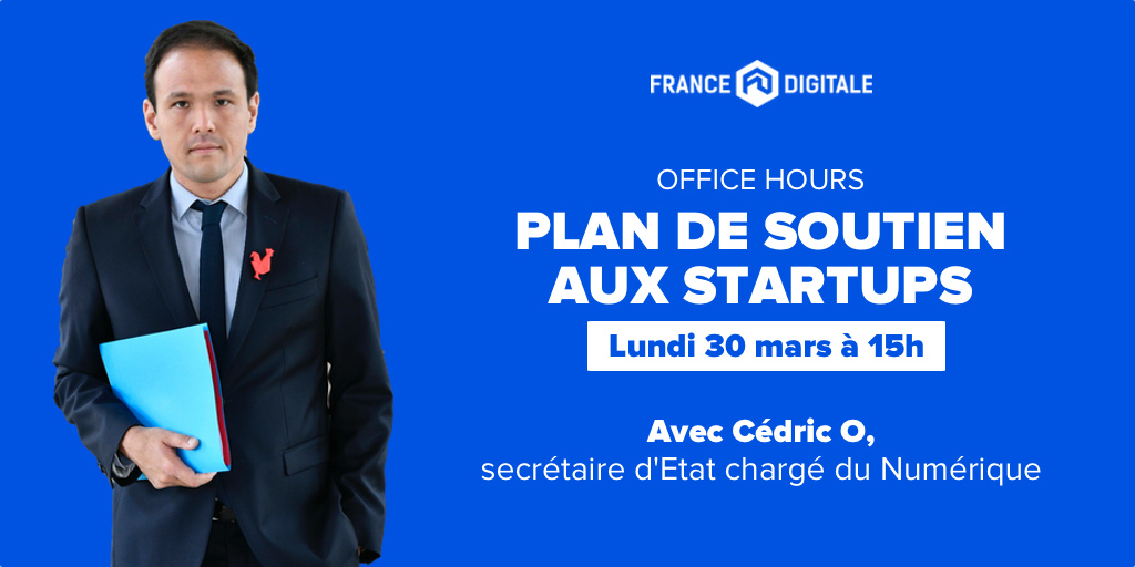 Plan de soutien aux startups : questions réponses en live le lundi 30 mars à 15h